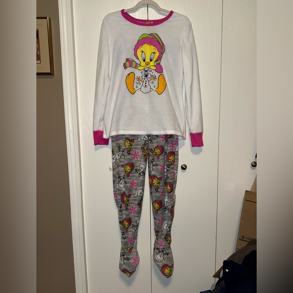 Tweety Bird Looney Tunes Footie Pyjamas